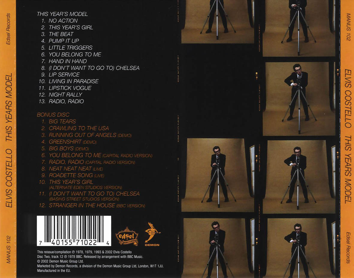 Elvis Costello  This Year S Model : Back